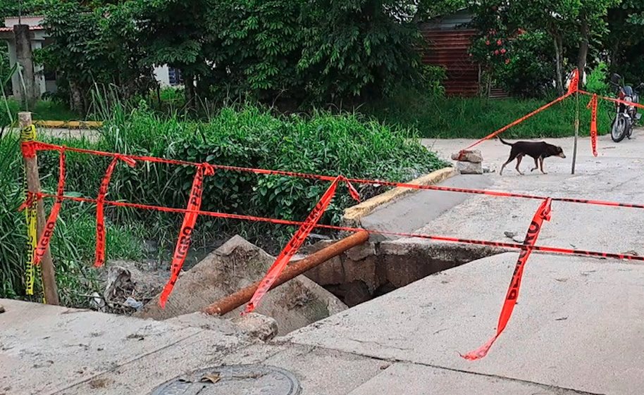 Sin respuesta petición de reconstrucción de puente en Las Choapas