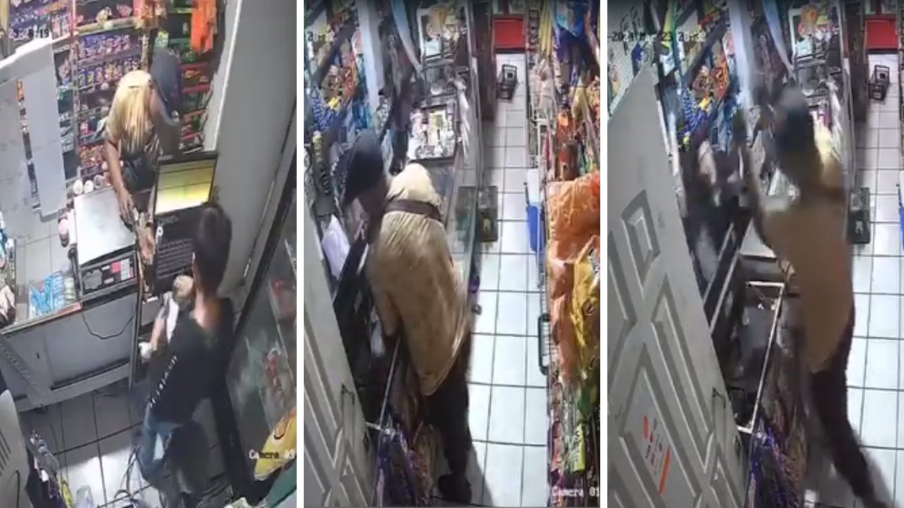 Asaltan tienda de abarrotes en Lagos de Puente Moreno | VIDEO