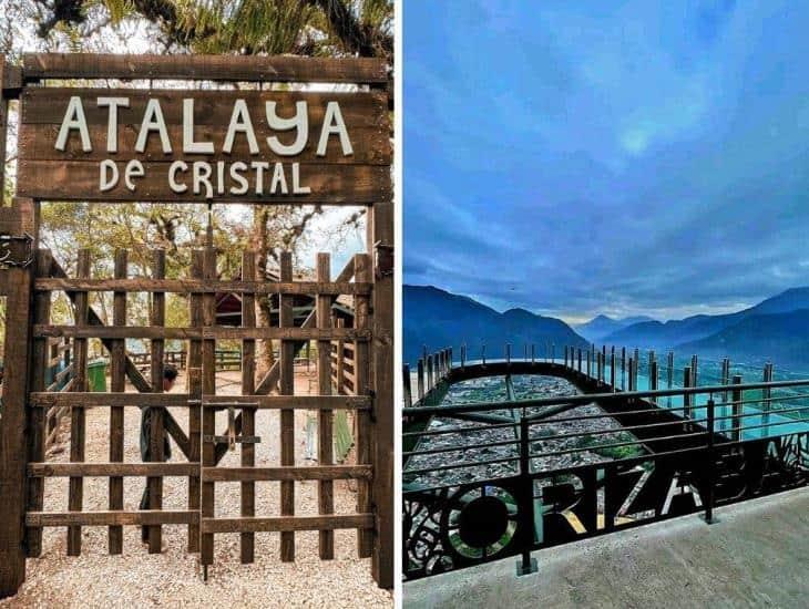 ¿A cuántos metros de altura esta la Atalaya de Cristal en Orizaba?