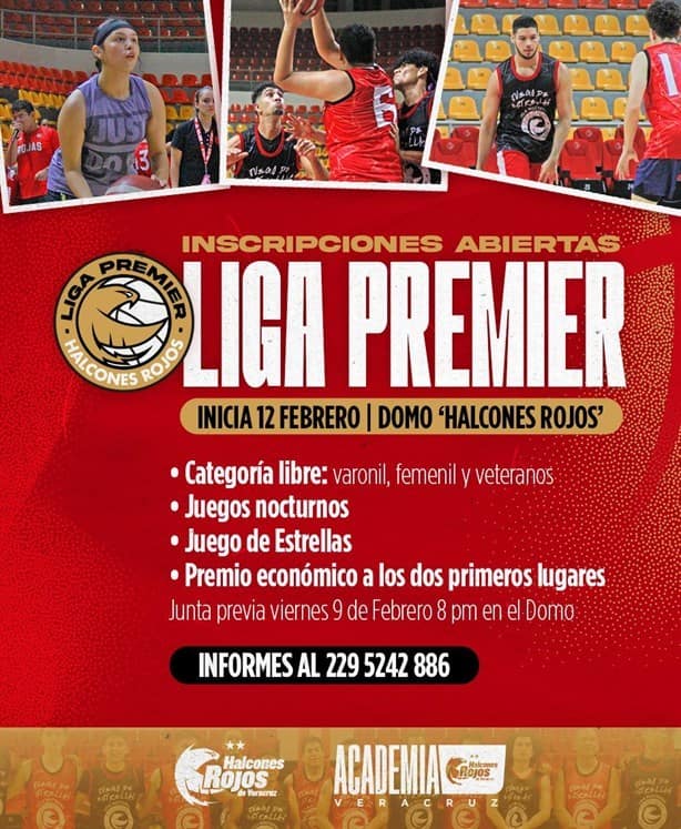 Anuncia Halcones Rojos creación de Liga Premier