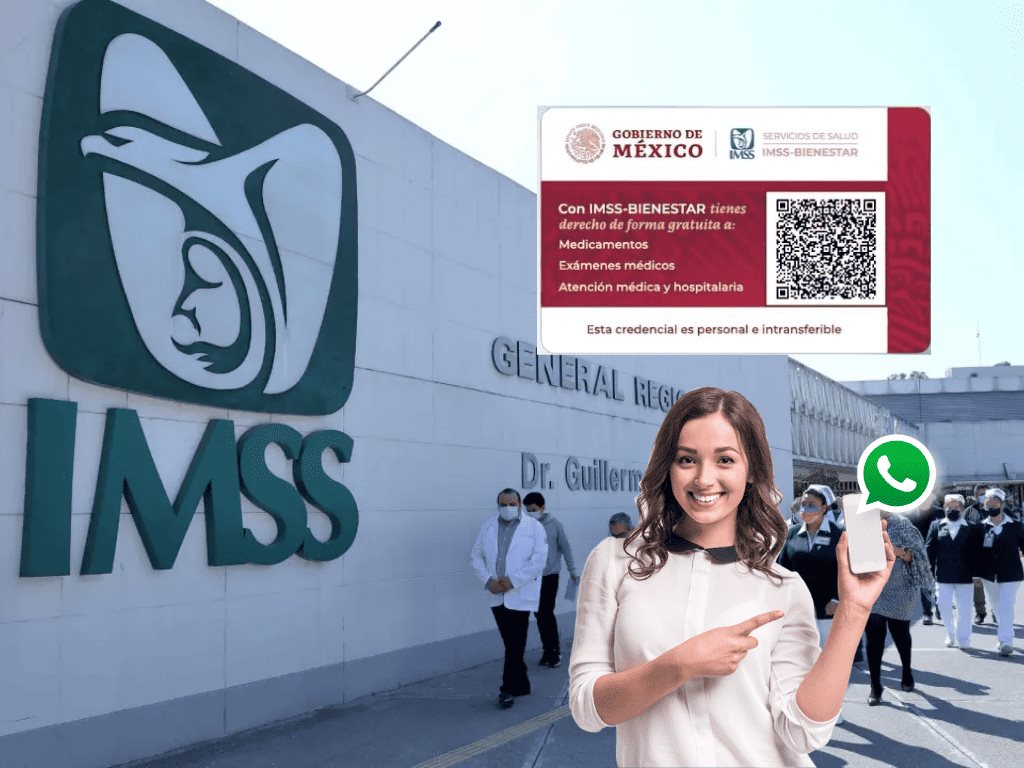 Obtén tu credencial de IMSS-Bienestar por Whatsapp