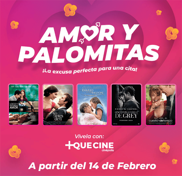 Cines reestrenarán estas películas románticas el 14 de febrero