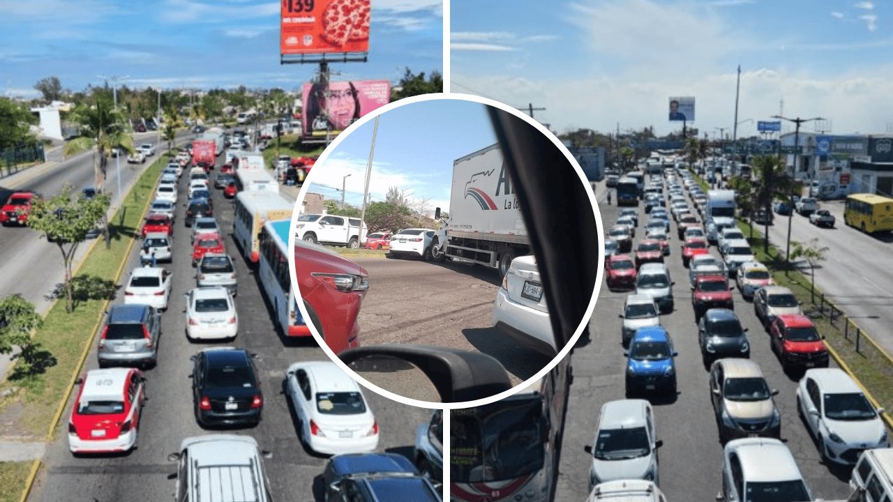 Caos vial en avenida Ejército Mexicano