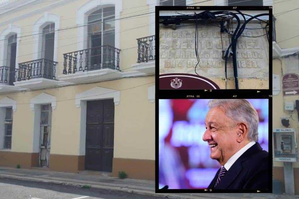 ¿Será un museo? Los planes de AMLO para la casa donde vivió Benito Juárez en Veracruz