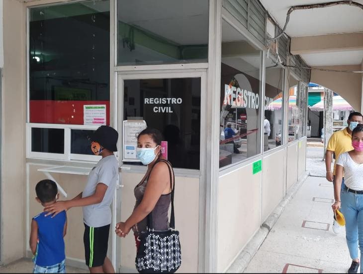 Aumentan costos de trámites en Registro Civil de Nanchital, aquí los precios