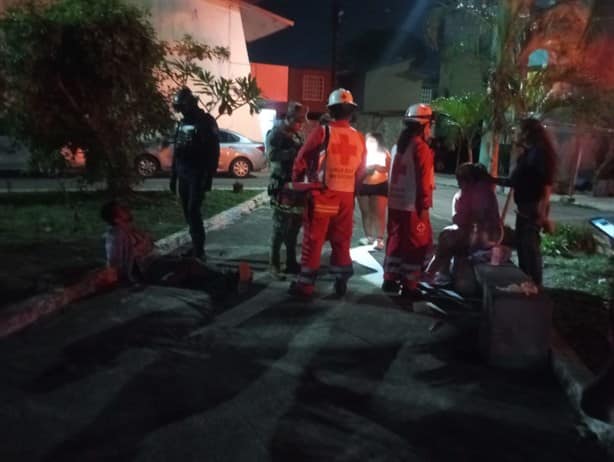 Detienen a sujeto por agredir a madre e hija en fraccionamiento Las Vegas, en Veracruz