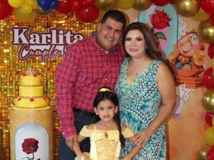 Karla Virginia Suárez Crespo fue festejada por sus 5 años de vida