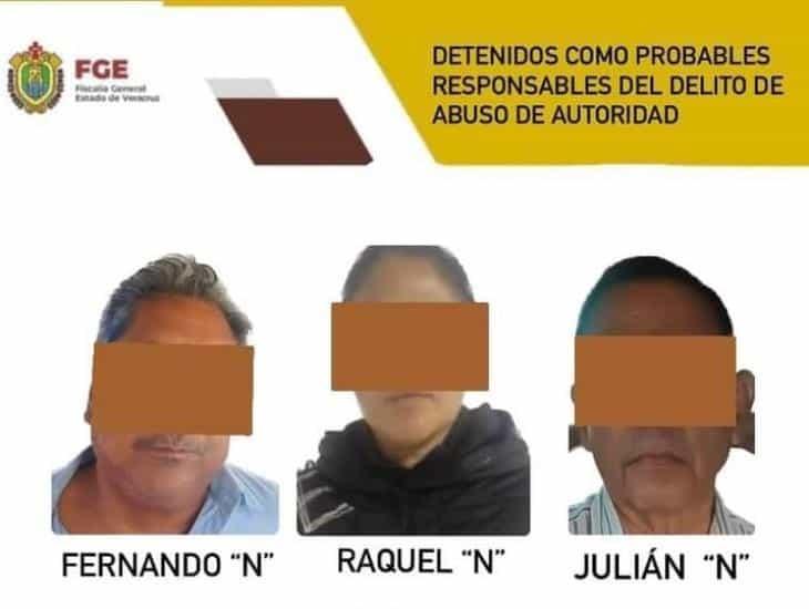 Ex funcionarios del ayuntamiento de Alvarado fueron detenidos por la FGE