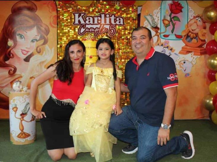 Karla Virginia Suárez Crespo fue festejada por sus 5 años de vida