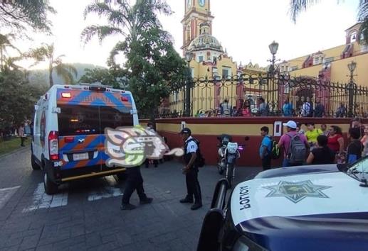 Hombre herido deambulaba en la catedral San Miguel Arcángel de Orizaba