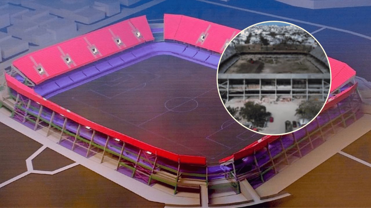 Cuitláhuac García comparte avance del Estadio Luis Pirata Fuente: “Ya agarró forma”