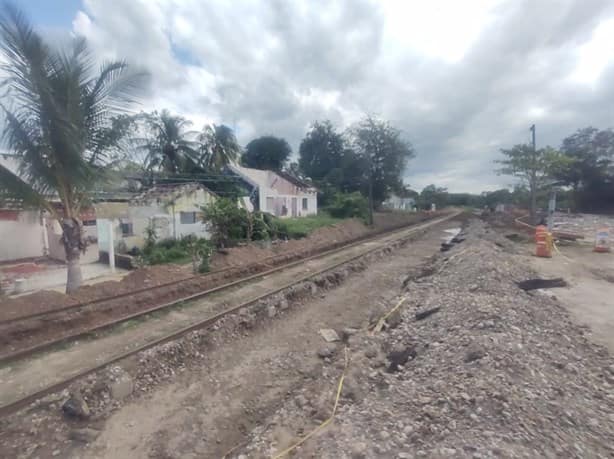 En este punto de Moloacán se construirá estación del Tren Interoceánico; a punto de iniciar