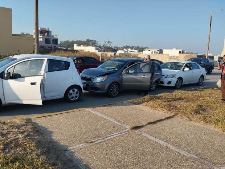 Carambola en el Malecón dejó daños materiales