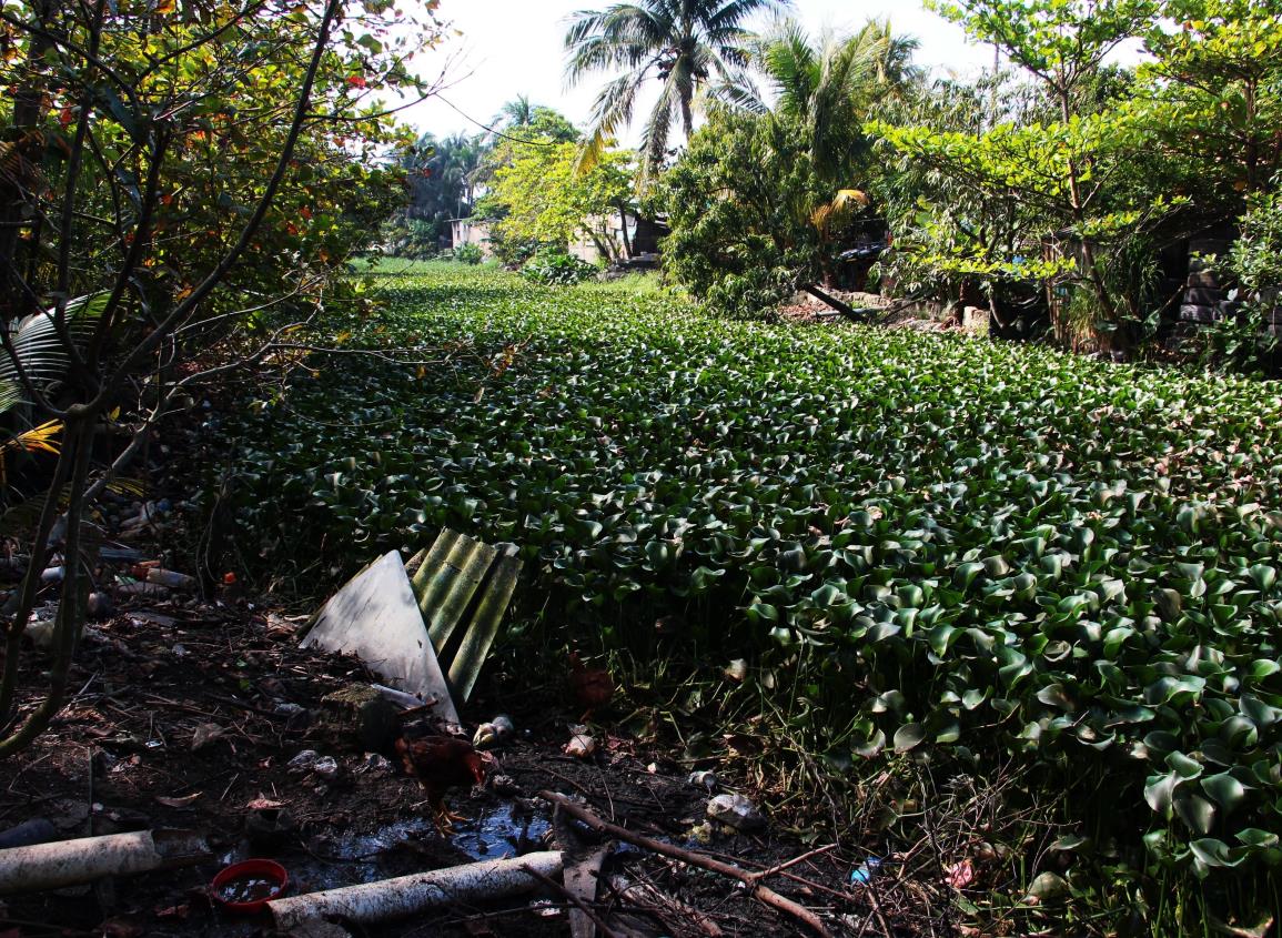 En este zona de Coatzacoalcos exigen dragado de canal a cielo abierto