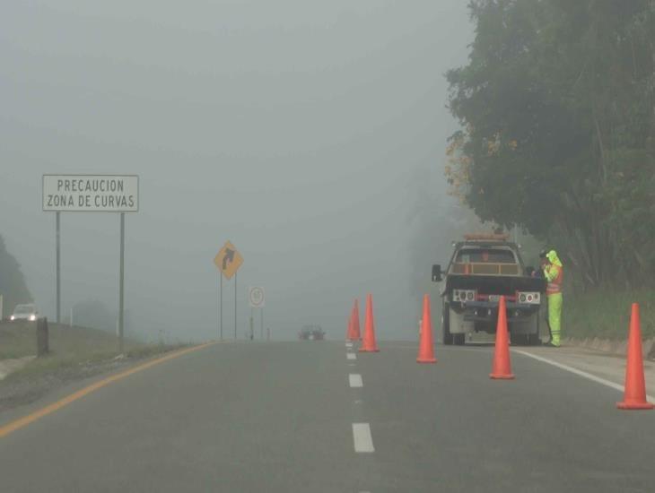 Densa niebla generó riesgos para conductores que transitaban por la Costera del Golfo