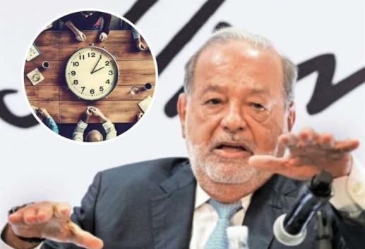Carlos Slim reitera estar en contra de la reducción de la jornada laboral