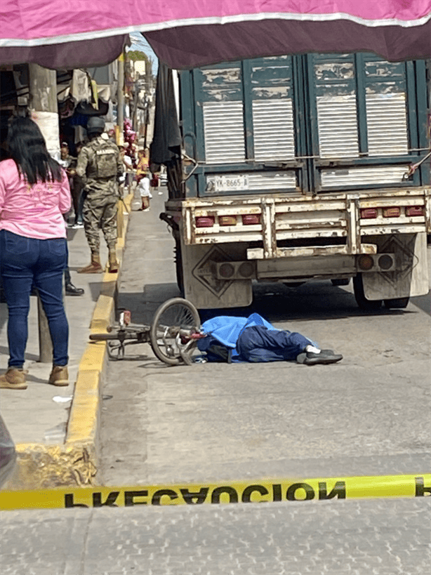 Fallece joven en trágico accidente mientras circulaba con su bicicleta en Tlapacoyan