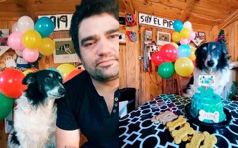 Festeja el cumpleaños de Pipo en San Valentín y su video se hace viral | VIDEO