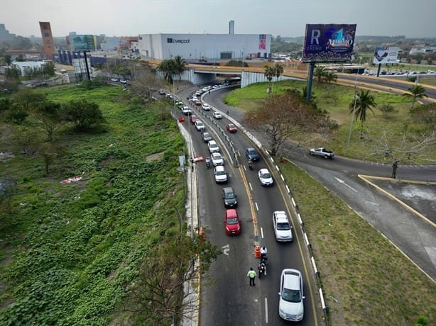 Abren puente de Boca del Río tras suspensión de obra | VIDEO