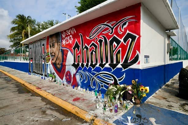 Hacen mural en Boca del Río en honor a Diego Puma Chávez, exjugador de los Tiburones Rojos | VIDEO