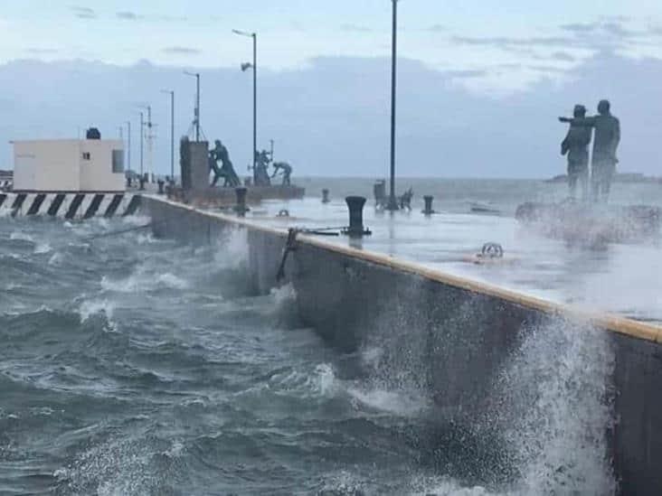 Estas son las rachas de viento que ha alcanzado el norte en Veracruz