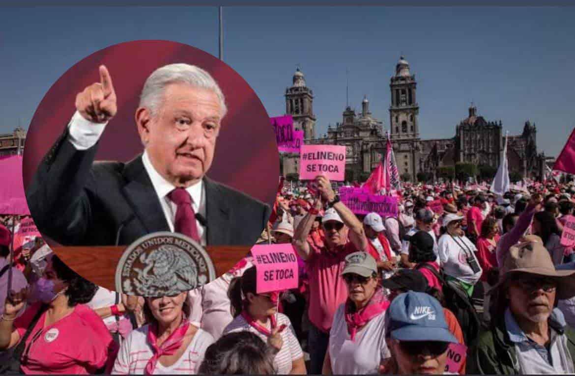 La Marcha por la Democracia de los opositores muestra que vivimos en un país democrático: AMLO