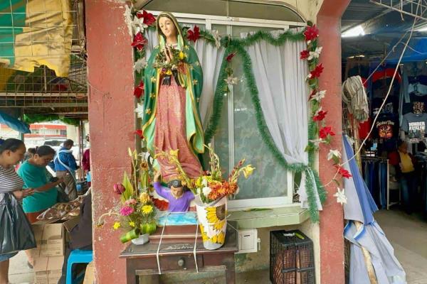 En Poza Rica, ¡ladrones no respetan ni a la Virgen de Guadalupe!