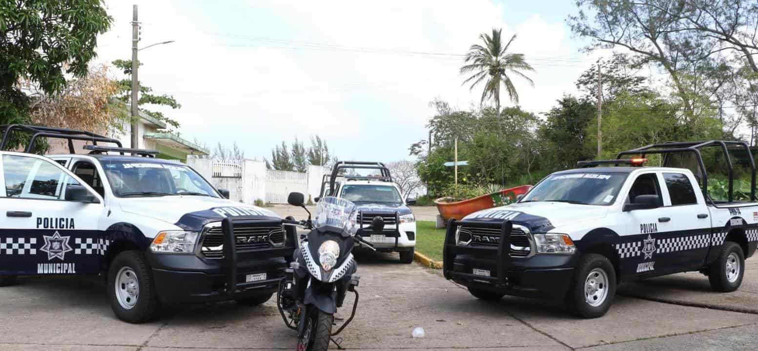 Policía municipal de Nanchital recibió este martes unidades y equipo de trabajo