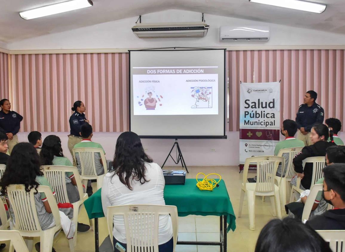 Gobierno de Coatzacoalcos promueve salud y responsabilidad en estudiantes de Coatzacoalcos