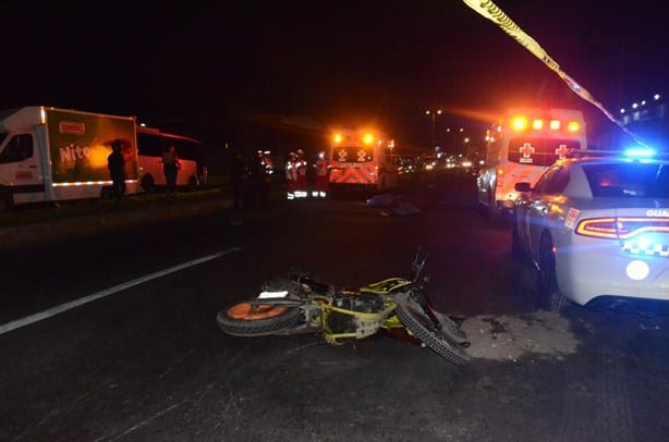 Dos motociclistas pierden la vida en la colonia Las Amapolas, en Veracruz | VIDEO