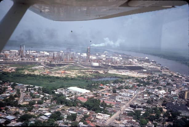 Así lucía la refinería Lázaro Cárdenas de Minatitlán hace 40 años