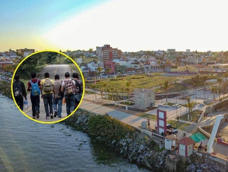 Por este motivo fue necesario aplicar cerco sanitario en Coatzacoalcos a un migrante