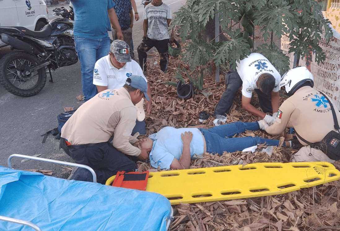 Mujer atropellada en colonia El Modelo de Cardel