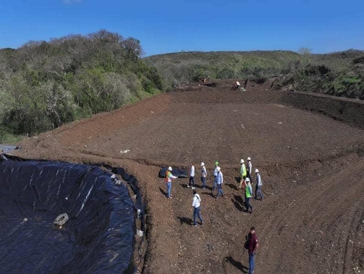 En cuestión de meses quedará terminada remediación de basurero de Veracruz