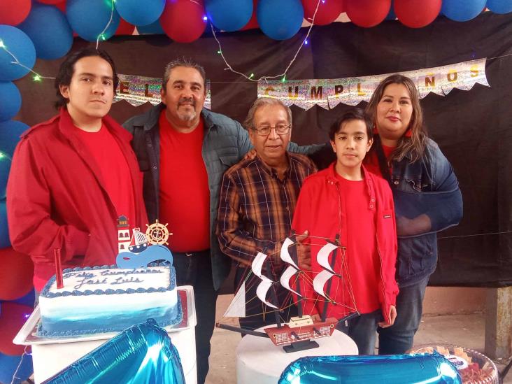 José Luis Peregrina Prieto celebra 75 años de feliz vida