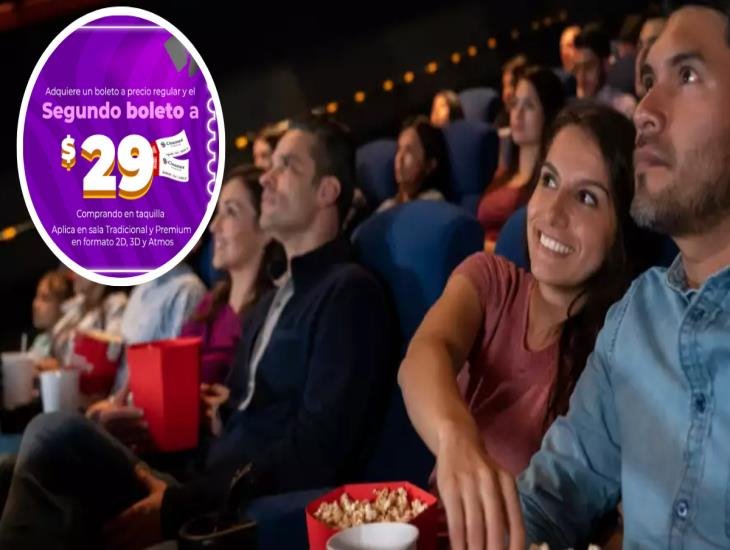 En este día de febrero los boletos en Cinemex estarán a solo 29 pesos