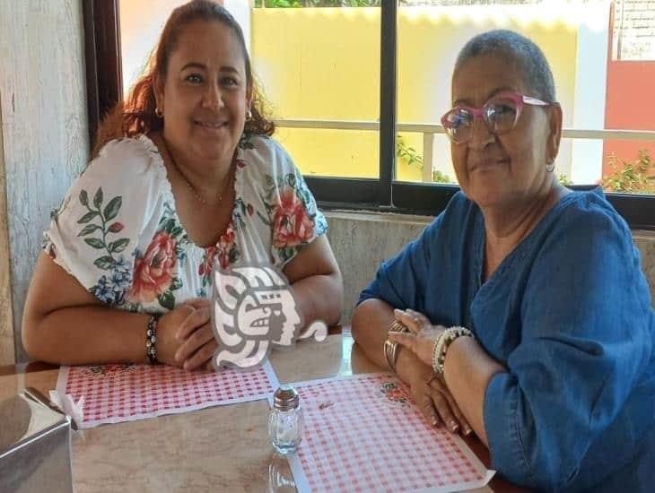 Lupita Segovia y Maura Chacón en agradable encuentro matutino