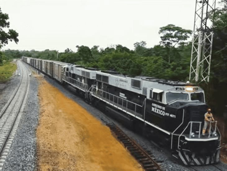 Tren Interoceánico: conexión Coatzacoalcos-Palenque impulsará transporte de carga