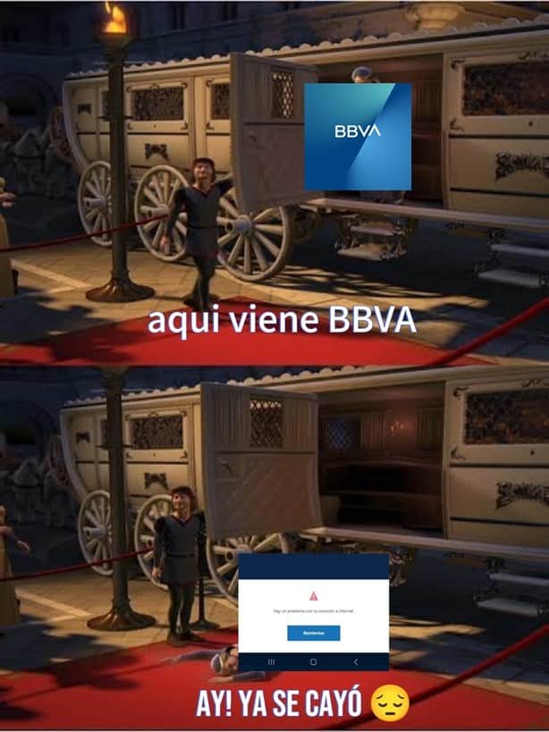 Los mejores MEMES tras las fallas  de BBVA en la app y cajeros automáticos