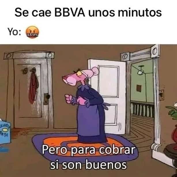 Los mejores MEMES tras las fallas  de BBVA en la app y cajeros automáticos