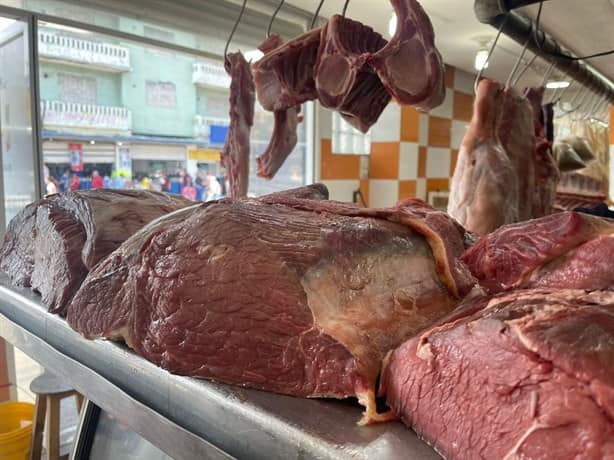 Se mantienen precios de la carne de res y cerdo en los mercados de Veracruz