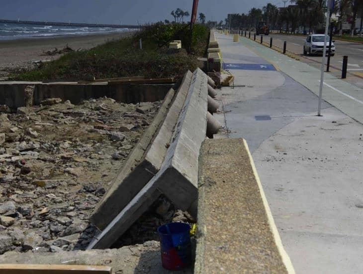 Copesa explica daños en modernización del Malecón de Coatzacoalcos, se comprometen a reparar