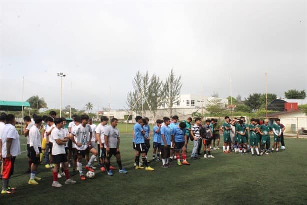 Realizan en Misantla cuadrangular de futbol 7