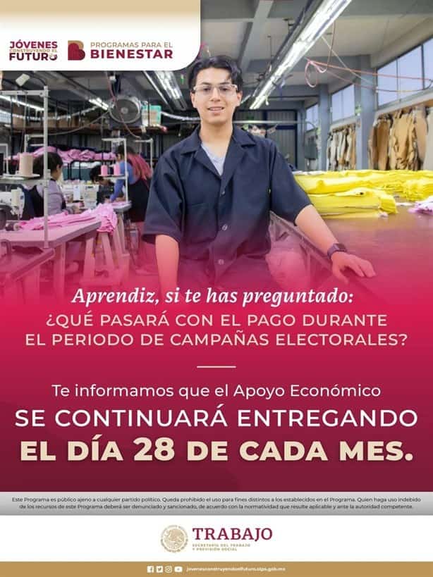 ¿Suspenden pagos de “Jóvenes Construyendo el Futuro” por veda electoral?