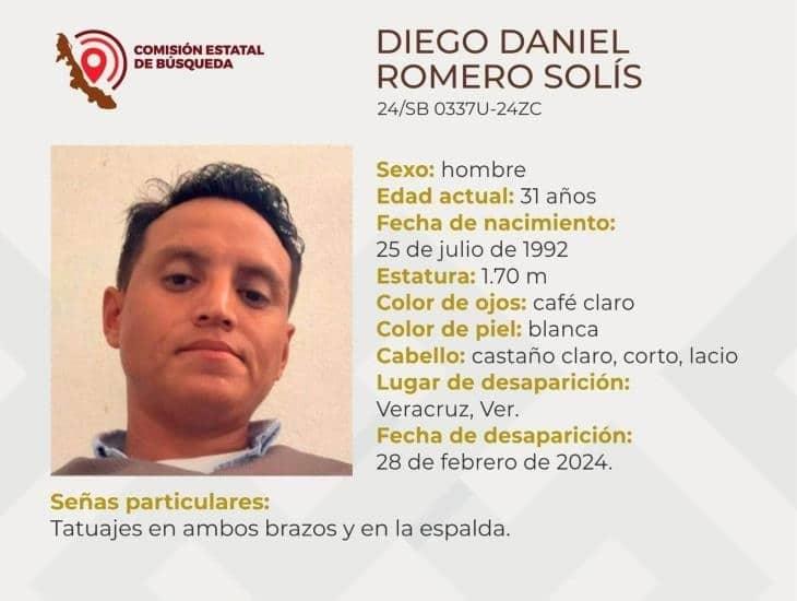 Desaparece hombre en la ciudad de Veracruz; sus familiares lo buscan