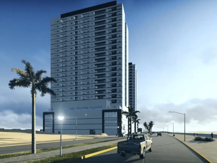 Así lucirían las Torres Gemelas de Coatzacoalcos de haberse concluido | FOTOS