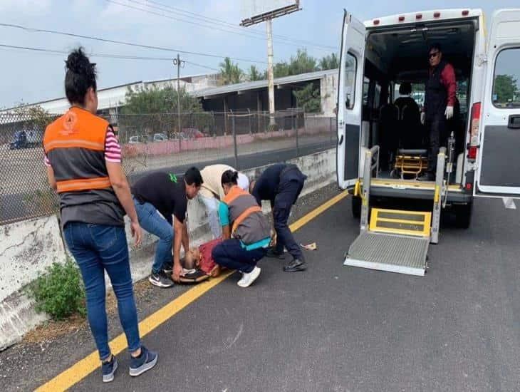 Hombre atropellado por una pipa en Cardel pierde la vida en hospital