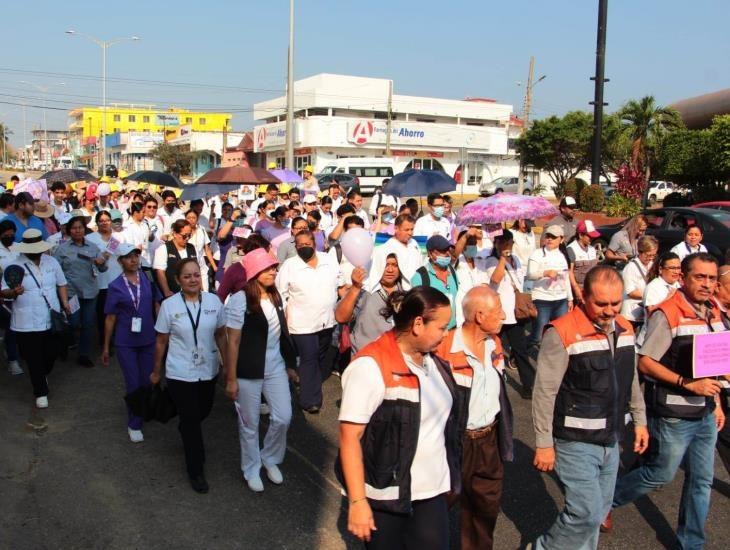 Deben darse el tiempo de cuidar su salud; conmemoran con marcha el Día Internacional de la Mujer