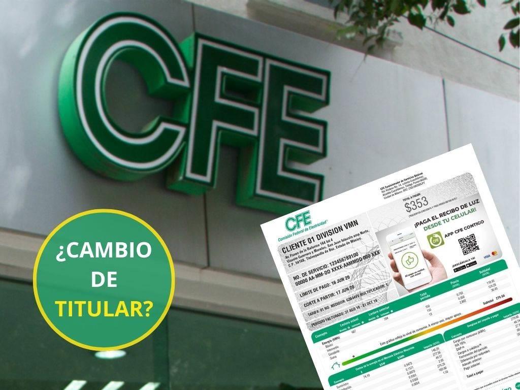 CFE: Cambia el nombre del titular en tu recibo de luz; aquí los requisitos