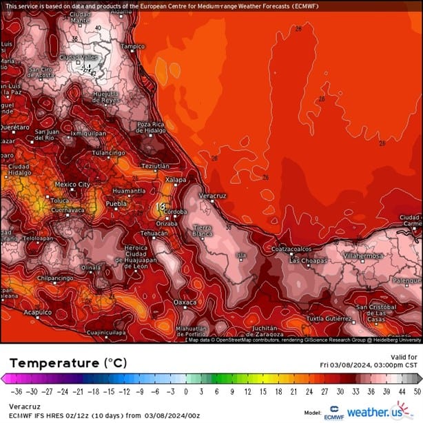 ¿Mucho calor? Así estará el clima en Veracruz este viernes 08 de marzo